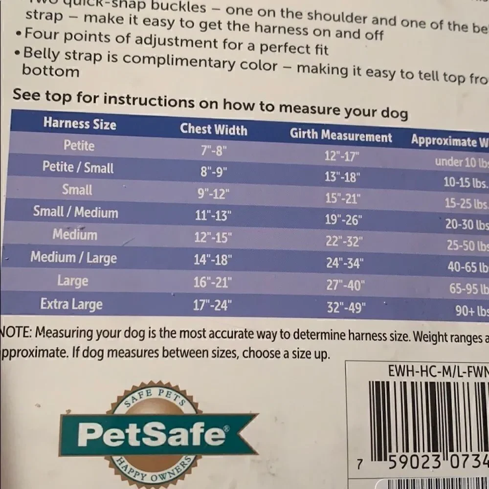 Pet Safe Easy Walk No Pull Harness